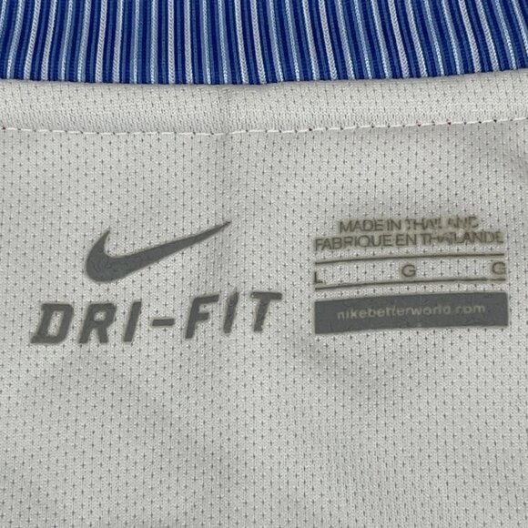 Nike USA Soccer Jersey Men’s S Dri-Fit White Blue Short Sleeve 2016 Lightweight - Picture 5 of 11
